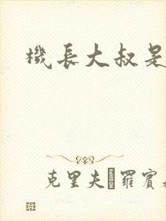 机长大叔是饿狼封面