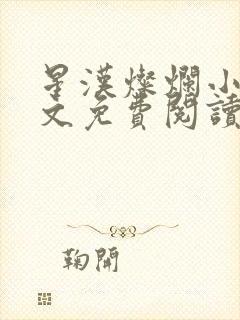 星汉灿烂小说全文免费阅读