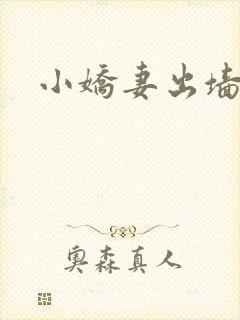 小娇妻出墙记