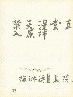 禁天漫堂直接进入原神