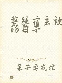 系统宿主被浇灌的日子