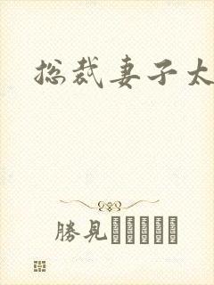 总裁妻子太诱人