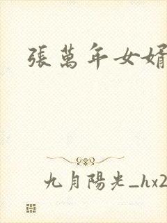 张万年女婿封面