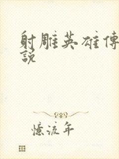 射雕英雄传 小说