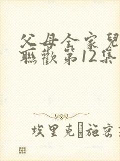 父母全家儿女大联欢第12集