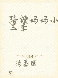 陪读妈妈小说第三季封面