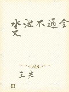 水泄不通金银原文