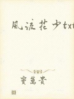 风流花少txt封面