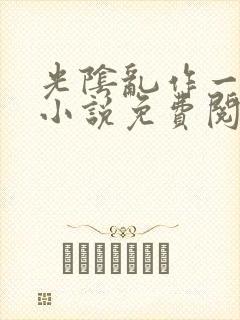 光阴乱作一团的小说免费阅读