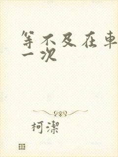 等不及在车里做一次