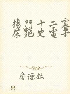 杨门十二寡妇肉床艳史电子书封面