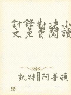 针锋对决小说全文免费阅读完整版