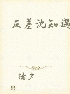 反差沈知遇晏应