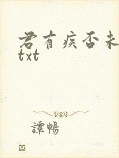 君有疾否未删减txt