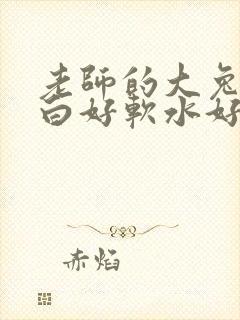 老师的大兔子好白好软水好多