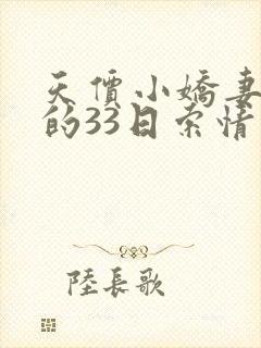 天价小娇妻总裁的33日索情