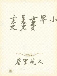 完美世界小说全文免费