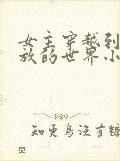 女主穿越到很开放的世界小说