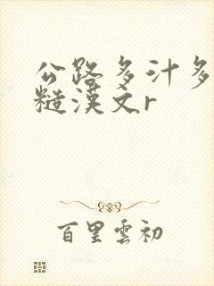 公路多汁多肉的糙汉文r