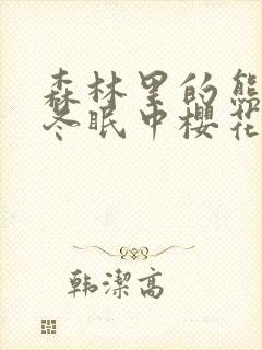 森林里的熊先生冬眠中樱花动漫