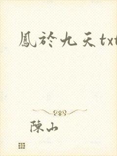凤于九天txt