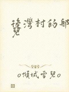 后湾村的那些事儿封面