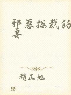 邪恶总裁的娇宠妻