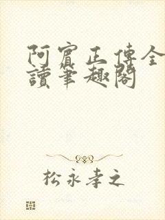 阿宾正传全文阅读笔趣阁