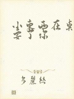 小东西在桌子上要了你封面