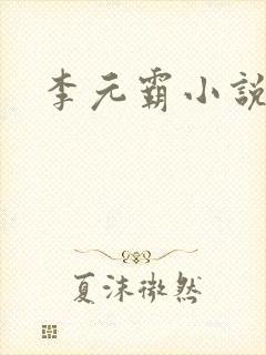 李元霸小说