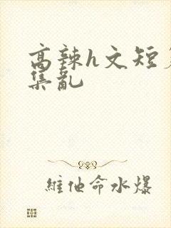 高辣h文短篇合集乱封面