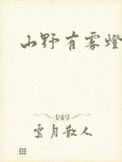 山野有雾灯封面