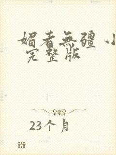 媚者无疆 小说 完整版