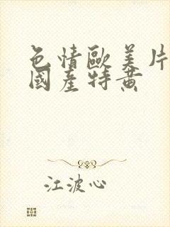 色情欧美片午夜国产特黄