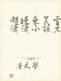 赵晓东吴雪晴王潇潇小说免费阅读