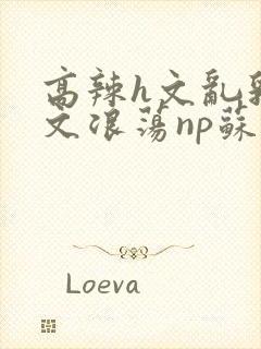 高辣h文乱乳h文浪荡np苏夏