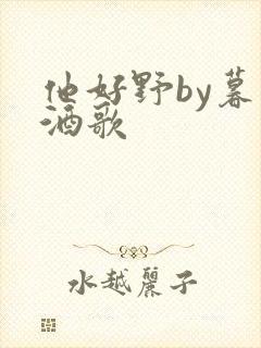 他好野by暮色酒歌