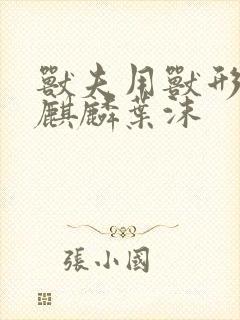 兽夫用兽形播种麒麟叶沫封面