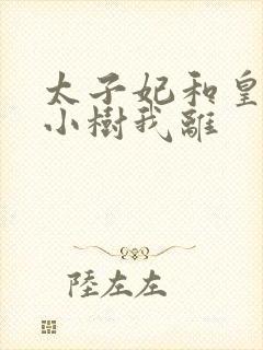 太子妃和皇上在小树我离封面