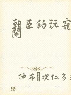 朝臣的玩宠笔趣阁封面