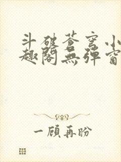 斗破苍穹小说笔趣阁无弹窗