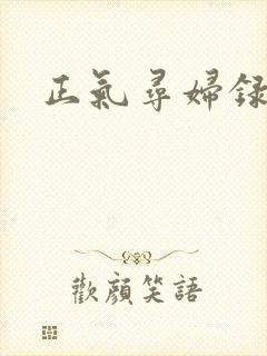 正气寻妇录