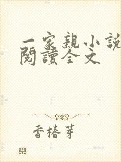 一家亲小说免费阅读全文