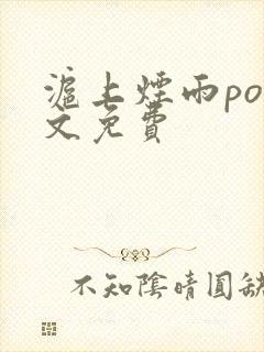 沪上烟雨po全文免费