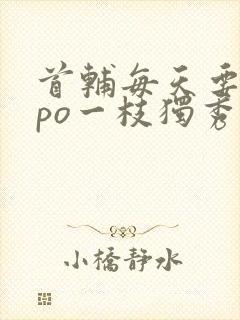 首辅每天要不够po一枝独秀全文