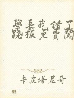 学长我错了 跷跷板免费阅读封面