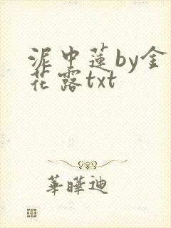 泥中莲by金银花露txt封面