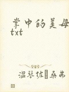 掌中的美母版主txt
