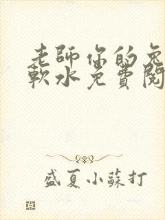 老师你的兔子好软水免费阅读