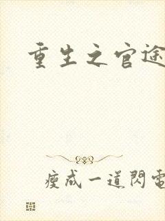 重生之官途辉煌封面